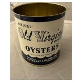 Old Virginia Bohannon VA66 Pint Oyster Can