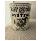 W H Harri Bayshore Gallon Chester MD Oyster Can