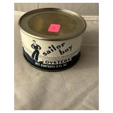 Sailor Boy R F Brown 8oz Oyster Can