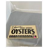 Virginia Seaside Oysters Willis Wharf Advertising