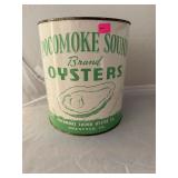 Pocomoke Sound Onancock VA Gallon Oyster Can