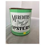 Merediths Fresh Oysters Gallon Can