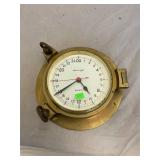 Ships Time Brass Quartz Clock
