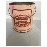 Booths Fresh Oysters Bail Handle Gallon Can