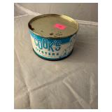 Cooks Oysters Bena VA 394 8oz Oyster Can