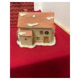 Currier Ives Mill Lighted House