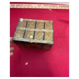 Antique Tin Cigar Box & Stud Tobacco