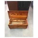 Vintage Wooden Cedar  Chest