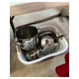 Kitchen Stainless Pots Lot