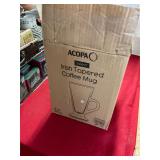 Acopa Irish Tapered Coffee Mugs