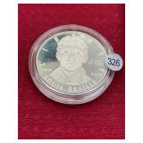 Louis Braille Silver Dollar