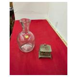 Iron Childrenï¿½s Stove & Antique Water Vase