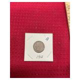 1912 V Nickel Coin