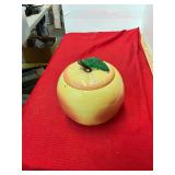 Vintage Apple Cookie Jar