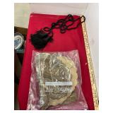 Vintage Table Runner, Place Mats, and CurtainTies