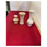 3 Piece Vase Lot