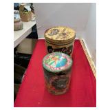 2 Vintage Tins
