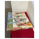 4 Comet Super Stars Model Kits