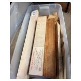 Vintage Plane Models and Balsa Wood