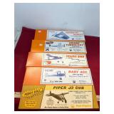 5 Peanut Scale Plane Models