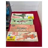 4 Guillows Model Kits
