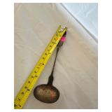 Antique N Matson Pure Coin Soup Spoon Ladle