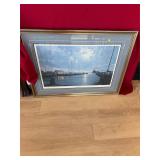 Moonlight Harbor John Barber Signed and Numbered