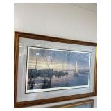 Twilight Harbor John Barber Signed and Numbered