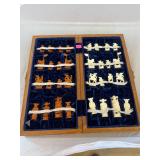 East Asian Chess Pieces and Table