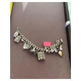 Vintage Sterling Charm Bracelet