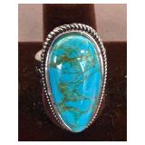 925 Turquoise Ring