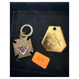 Antique Masonic Fobs