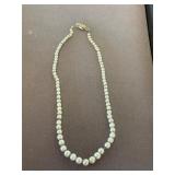 14K Gold Clasp Pearl Earrings