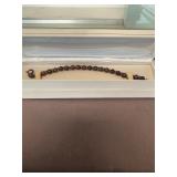 Sterling Silver & Brown Freshwater Pearl Bracelet