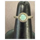 Sterling Opal Ring