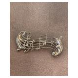 Sterling Music Note Pin