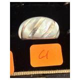 Sterling Seashell Ring