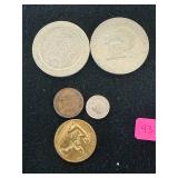 Vintage Coin and Token Lot