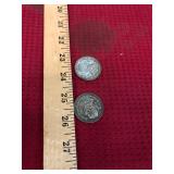 1959 & 1960 Silver  Mexican Coins