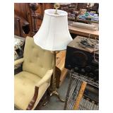 Tripod Leg Brass Floor Standing Lamp