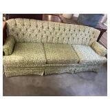 Floral Pattern Green Grandmas 1970s Couch