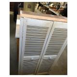 Vintage Louver Door Cabinet