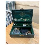 Vintage Jewelry Box with Jewelry
