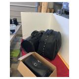 2 Leather Harley Davidson Motorcycle Cases
