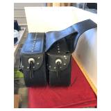 2 Leather Motorcycle Saddle Bag Cases