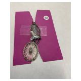 Art Deco Pendant Sterling Necklace