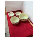 Halls Autumn Bowls and Oven Dishes