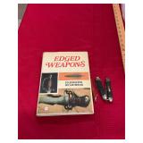 Edged Weapons Book and Three Pocket Knives