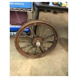 Antique Ford Wheel Wooden Spokes