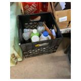 Cleaning Supplies Lot and Charcoal Bucket